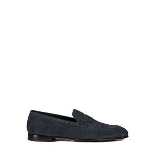 Doucals Suede Slip-On Flat Shoes With Subtle Stitching - NWT